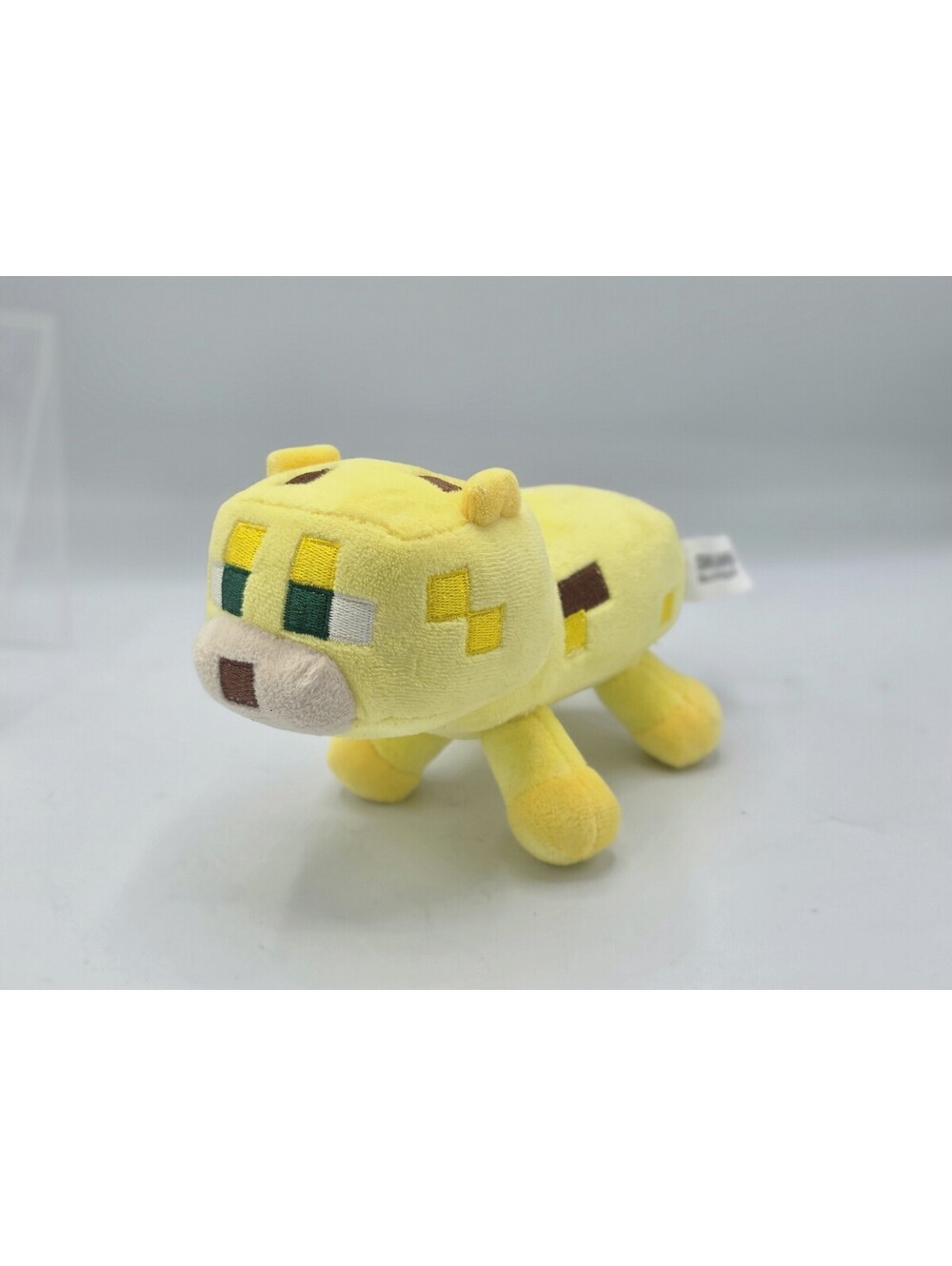 2014 Minecraft OVERWORLD BABY OCELOT Plush Toy Mojang Yellow Series #1